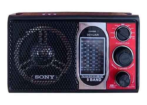 Radio Sony SW-001UAR, 8 band ( AM/FM/SW1-SW6)