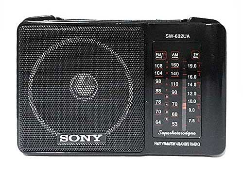 Radio SONY SW-602UAR, radio 4 band, nghe nhạc từ USB/SD