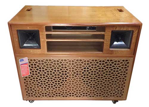 Thùng loa kéo điện, kiểu kệ tủ để tivi