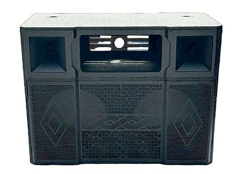 Vỏ thùng loa kéo điện,  2 bass 40