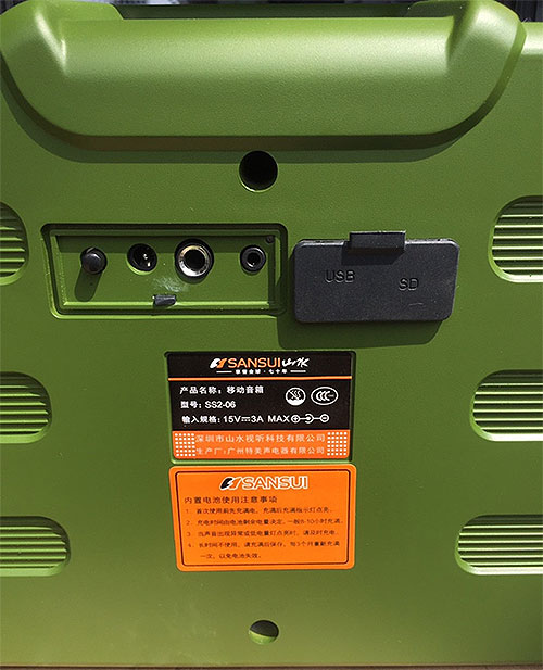 Loa bluetooth hát karaoke Sansui SS2-06 Loa bluetooth hát karaoke Sansui SS2-06