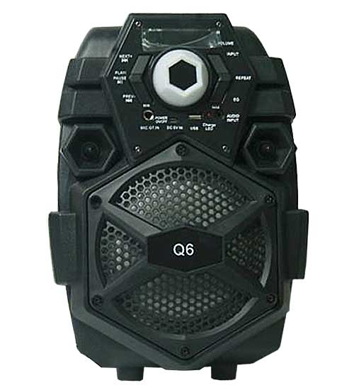 Loa bluetooth - karaoke Q6 kèm mic