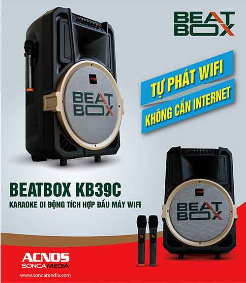 Loa kéo Acnos - dàn karaoke di động thế hệ mới