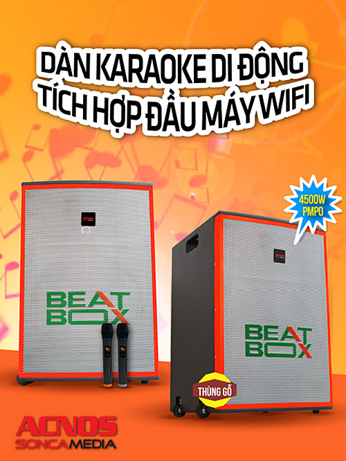 Loa kéo di động Beatbox và KBeatbox của Soncamedia