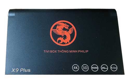 Tivi Box Philips X9 Plus Ram 2Gb
